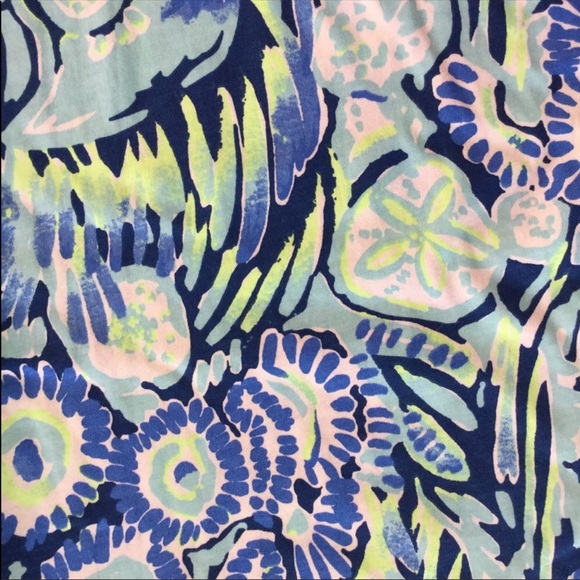 Lilly Pulitzer Marlowe Shift Dress Indigo Sunset - Picture 4 of 4